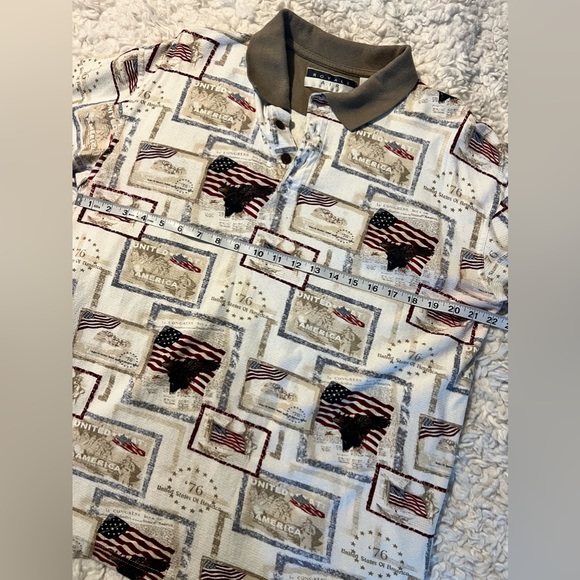 Vintage USA Patriotic Polo - Picture 5 of 5